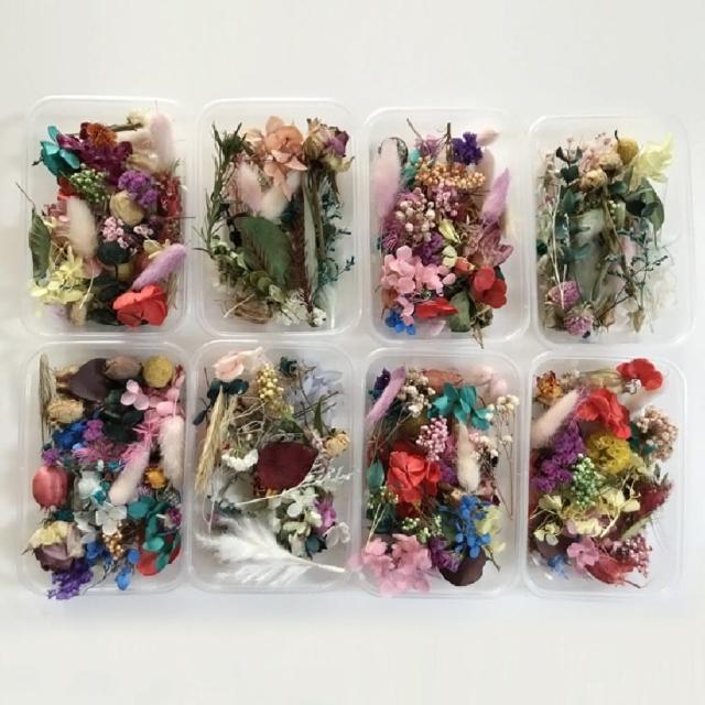 【A-ONE 匯旺】裝飾 乾燥花材料包 永生花材料包 花材包 DIY 手作 桌花 永生玫瑰 花籃 花盅(A12)