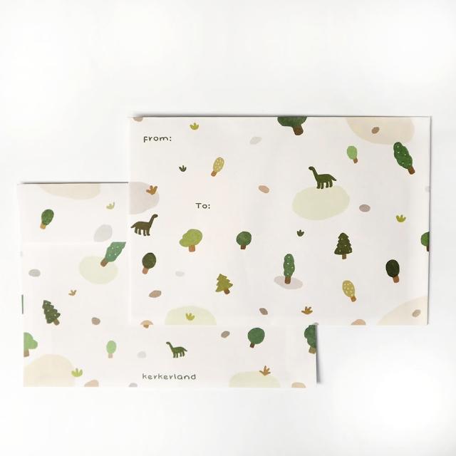 【CLEAN 克林】插畫信封袋(Kerkerland  明信片信封 名片信封 邀請函 彩色信封 西式信封 喜帖信封 信封袋)