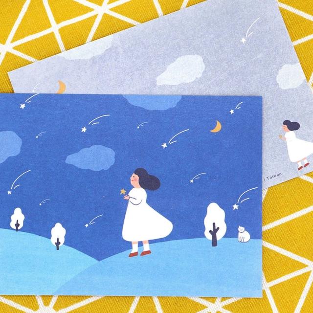 【CLEAN 克林】插畫明信片(Kerkerland 雙面明信片 明信片 文創 文青 畢業卡 生日卡片 祝賀卡 慶生卡片)