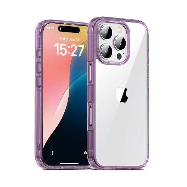 【IN7】iPhone 16 Pro 極光系列雙料透明防摔手機保護殼