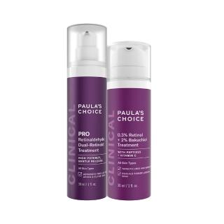 【Paulas Choice 寶拉珍選】高效A醛PRO新生精華＋0.3％A醇＋2％補骨脂酚精華乳(維他命A雙效抗老)