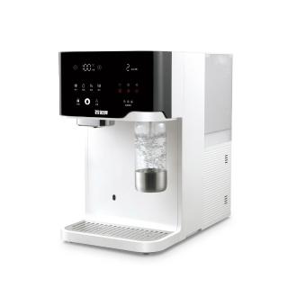 【賀眾牌】跨世代輕盈氣泡飲水機UR-3602AW-1(免安裝/氣泡/冰溫熱/雙UV殺菌/RO) +專用氣瓶RF-251(全新瓶)