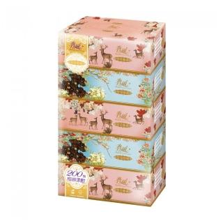 【春風】故宮皇室典藏盒裝面紙200抽x5盒x10串/箱(花鹿祝福)