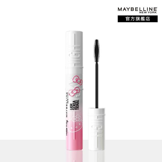 【MAYBELLINE 媚比琳】飛天翹防水睫毛膏2入組(#SKYHIGH#Hello Kitty)