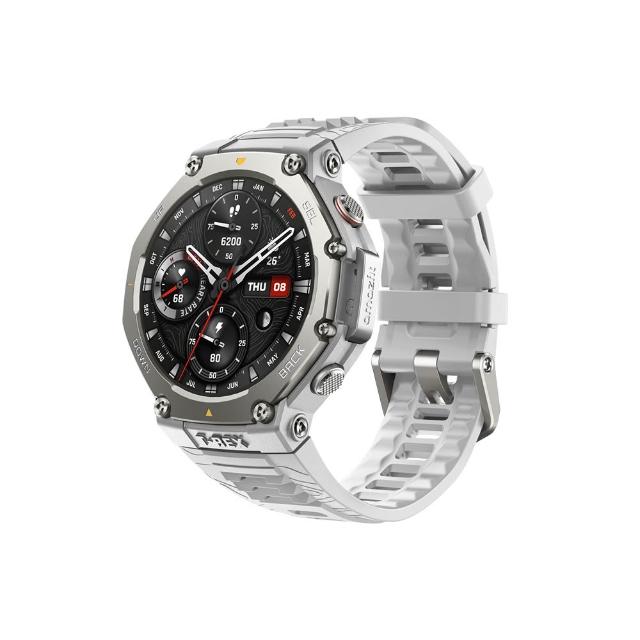 【Amazfit 華米】T-Rex 3 48mm軍規運動智慧手錶(10ATM防水/戶外運動/登山/騎行/越野跑/室內健身)