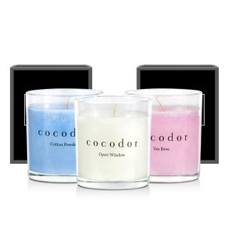 【COCODOR】香氛蠟燭170g x3入(多款任選/官方直營/花香/果香)