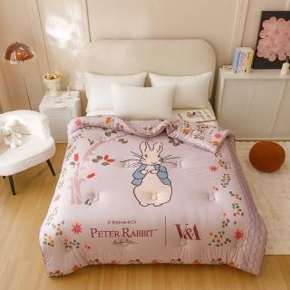 【PETER RABBIT 比得兔】日式針織保暖冬被-任選(雙人尺寸/正版授權/針織被/冬被/保暖被/比得兔與V&A博物館)