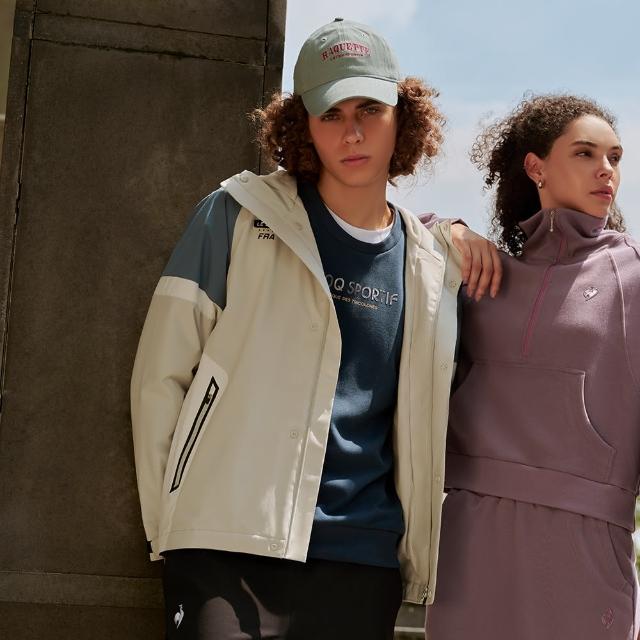 【LE COQ SPORTIF 公雞】運動TRAINING防風外套 男女款-3色-LWU61665_LWU62665