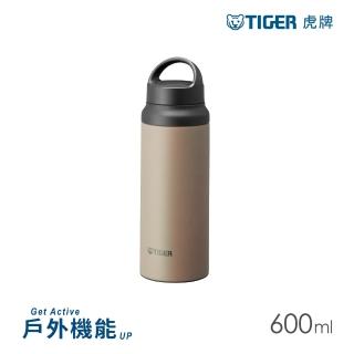 【TIGER 虎牌】旋蓋雙層不鏽鋼保溫瓶 600ml(MCZ輕量手提運動保溫杯/限定色)
