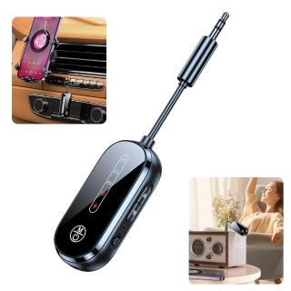 【Nil】C83Pro 二合一藍牙5.4音頻接收器 車載音響無線發射器 車家兩用 電視電腦耳機MP3適配器