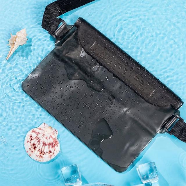 【BOBOLIFE】三層密封手機防水袋 2入組(手機夾鏈袋 可觸控)