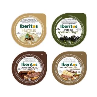 【iberitos 伊比利島】經典風味抹醬 23g x 4罐 x 5條(共20罐 榛果可可/牛奶可可口味可選)