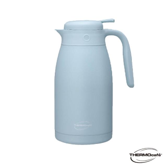 【THERMOS 膳魔師】超值2入_可進洗碗機不鏽鋼90度開蓋真空保溫杯500ml+保溫壺2000ml(JOR-500+TCTP-2000)