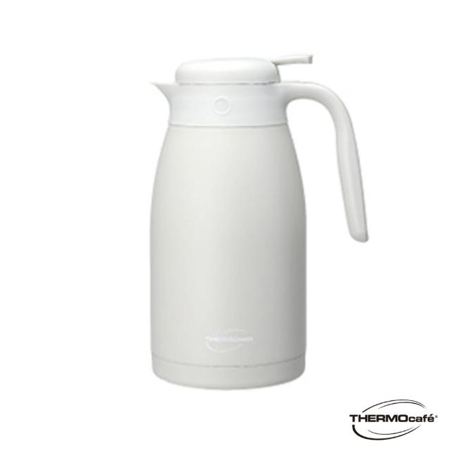 【THERMOS 膳魔師】超值2入_可進洗碗機不鏽鋼90度開蓋真空保溫杯500ml+保溫壺2000ml(JOR-500+TCTP-2000)