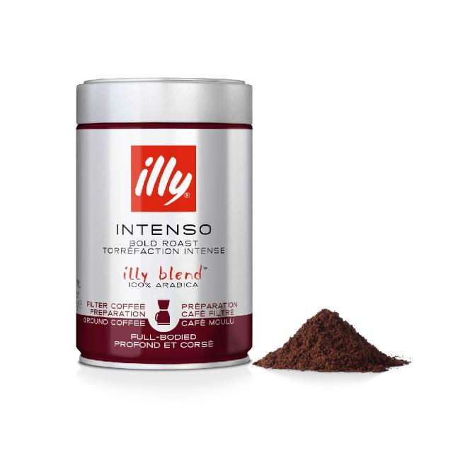 【illy】官方直營 經典配方咖啡豆/咖啡粉 (250g/罐; 中焙/深焙/低咖啡因/濾泡粉/摩卡壺專用粉)
