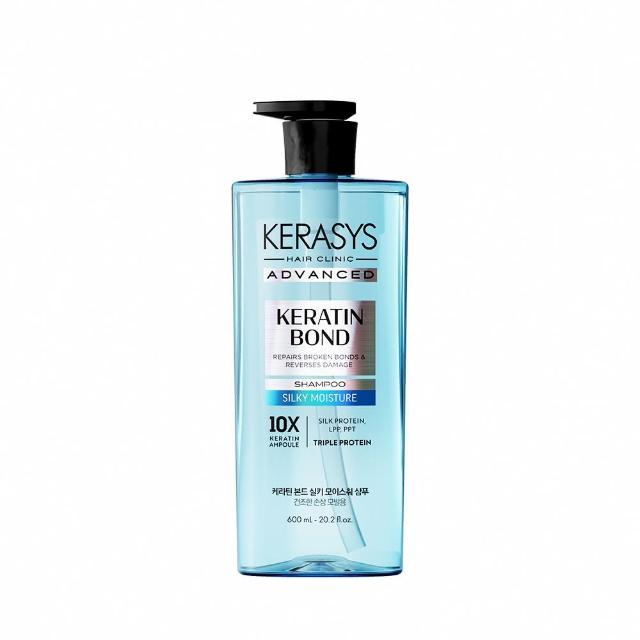 【KeraSys 可瑞絲】角蛋白安瓶 洗髮精/護髮乳600ml(台灣總代理)