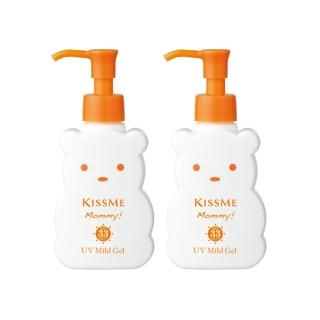 【KISSME 奇士美】Mommy 親子溫和防曬凝膠2入組(100g*2)