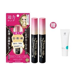 【KISSME 奇士美】花漾美姬瞬翹自然捲防水睫毛膏2入組(濃密款/纖長款 任選  6g*2)