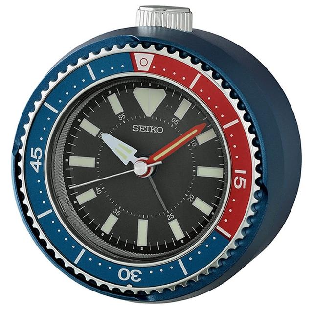 SEIKO 精工】水鬼造型靜音秒針防貪睡鬧鐘-4款可選送禮禮物(QHE207E
