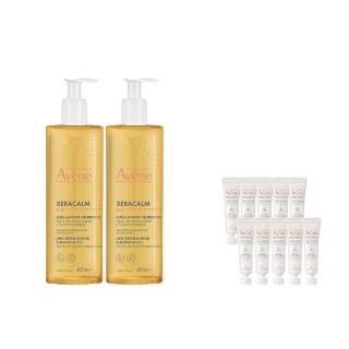 【Avene 雅漾官方直營】舒緩乾癢沐浴油400ml 2入組(嬰幼沐浴泡澡/益膚推薦)