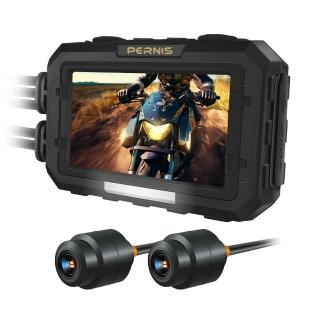 【Polaroid 寶麗萊】Pernis 蜂鷹MS298WG 雙鏡EIS防抖 HDR夜視 wifi機車行車記錄器-快(送64G記憶卡)
