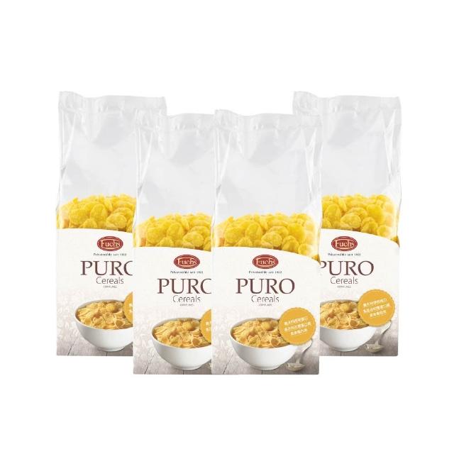 【Fuchs 福紅】義大利高纖無油烘培麥片 300g 口味任選x4包 (高纖無油烘培 義大利原裝進口)