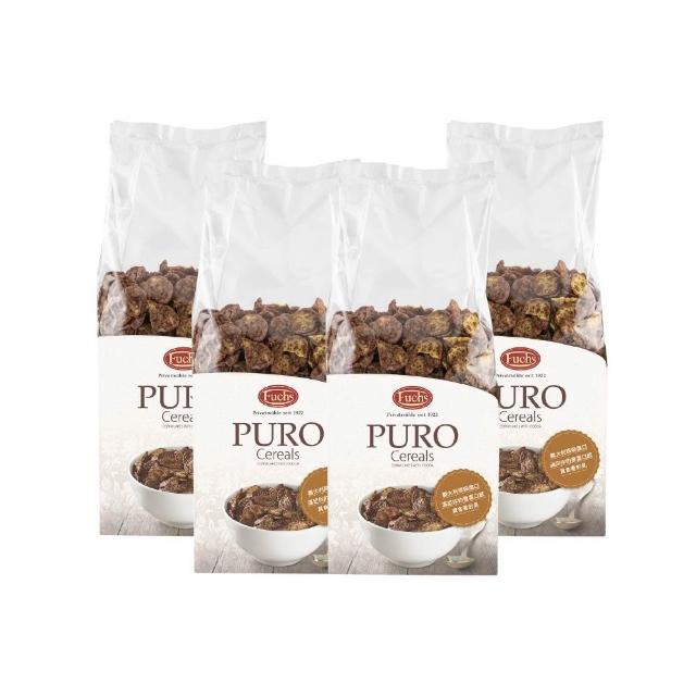 【Fuchs 福紅】義大利高纖無油烘培麥片 300g 口味任選x4包 (高纖無油烘培 義大利原裝進口)
