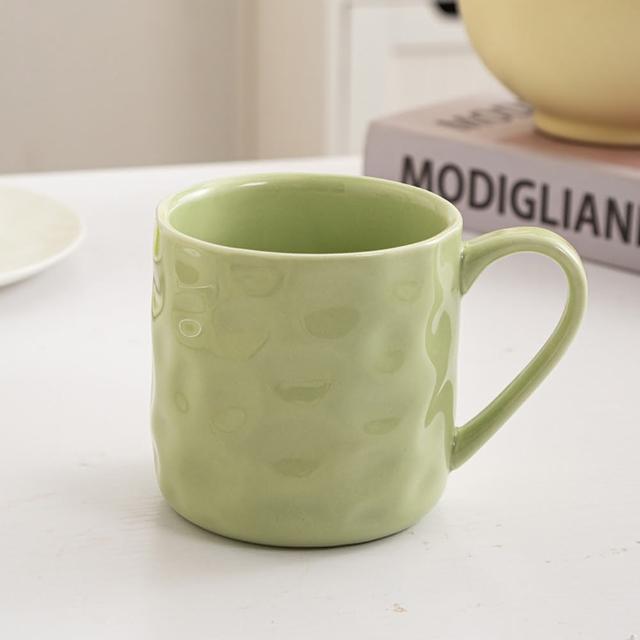 【渥思】奶油風手捏馬克杯(咖啡杯.陶瓷杯.牛奶杯.拉花杯.水杯)