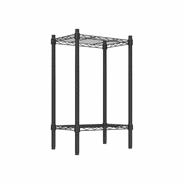 【dayneeds 日需百備】輕型 45x30x75公分 烤漆二層架 兩色可選(鐵力士架/收納層架/鞋架/展示架)