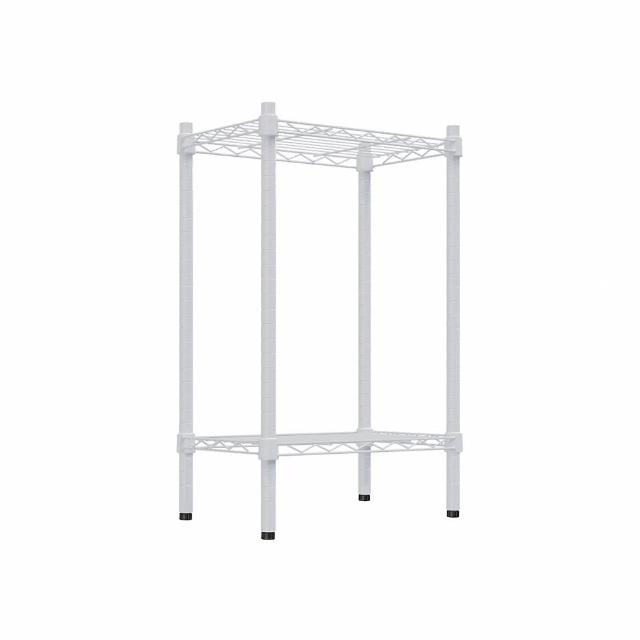 【dayneeds 日需百備】輕型 45x30x75公分 烤漆二層架 兩色可選(鐵力士架/收納層架/鞋架/展示架)