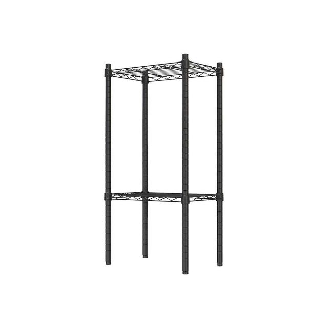 【dayneeds 日需百備】輕型 45x30x90公分 烤漆二層架 兩色可選(鐵力士架/收納層架/鞋架/展示架)