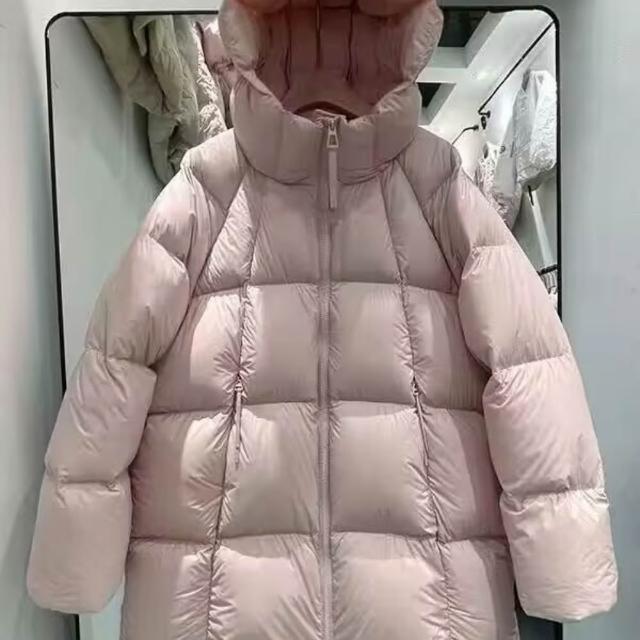 【巴黎精品】極速出貨 真羽絨90%鴨絨超高充绒量羽絨外套羽絨衣夾克(保暖純色連帽羽絨服女外套5款a1ii82)