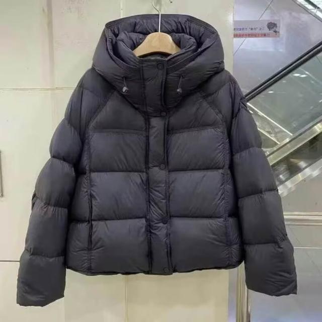 【巴黎精品】極速出貨 真羽絨90%鴨絨超高充绒量羽絨外套羽絨衣夾克(保暖純色連帽羽絨服女外套5款a1ii82)