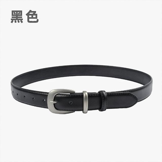 【MoonDy】腰帶 褲帶 女皮帶 精品皮帶 棕色腰帶 銀扣腰帶 真皮皮帶 西裝皮帶 牛皮帶 老錢 