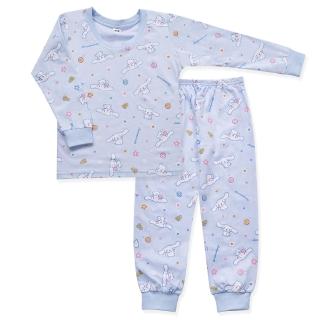 【ONEDER 旺達】三麗鷗大耳狗 純棉長袖套裝 長袖睡衣 長袖家居套裝(兒童睡衣/100%棉質/正版授權)