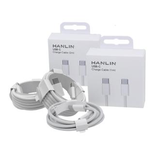 【HANLIN】TPL1M 60W 快充傳輸充電線(快充TYPE-C 安卓 蘋果 通用 1米)