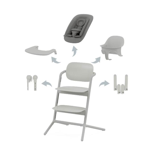 【Cybex】Lemo 2 四合一兒童成長椅套組-含護圍安全帶