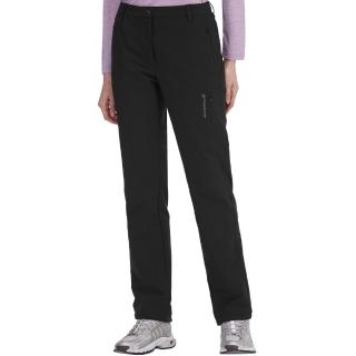 13414183 OL 【Jack wolfskin 飛狼】女 保暖休閒長褲 快乾防潑水登山褲(黑色)