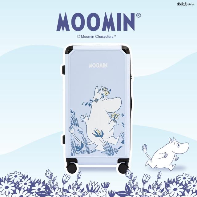 【TLCSTORE】Moomin嚕嚕米姆明28吋行李箱 胖胖箱 旅行箱 拉桿箱(2年保固 海關鎖)