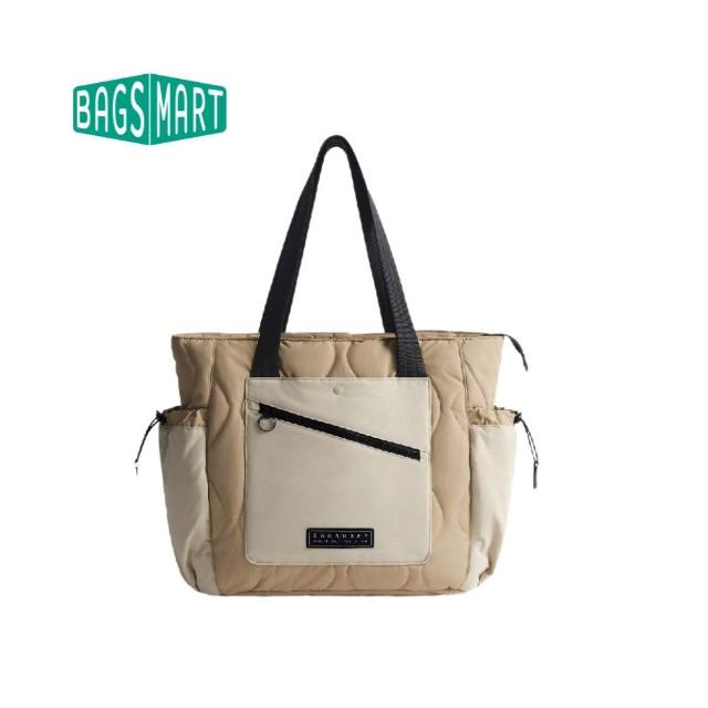 【BAGSMART】大容量防潑水機能後背包/手提包(托特包 登機 登山包)