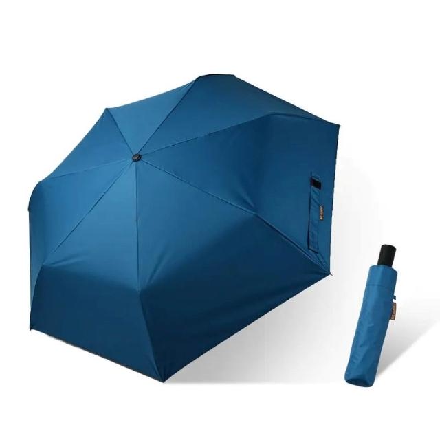 【雨傘王】BigPurple 23吋 黑膠傘 自動傘 折疊傘 防曬降溫 抗UV 1-2人撐(超值款無維修*)