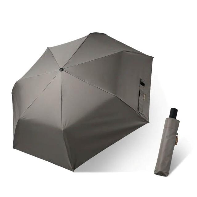 【雨傘王】BigPurple 23吋 黑膠傘 自動傘 折疊傘 防曬降溫 抗UV 1-2人撐(超值款無維修*)