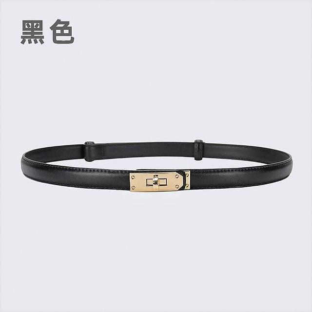 【LEESA】牛皮腰帶\腰封\伸縮皮帶\細腰帶\真皮帶\高級感\精品皮帶\顯瘦穿搭\穿搭配件\鎖扣