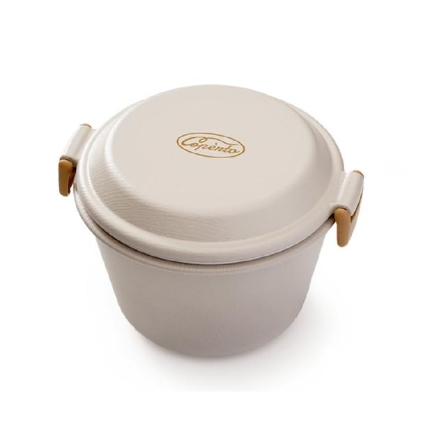 【SABU HIROMORI】日本製COPERTO復古文青抗菌微波鎖扣便當碗/便當盒 630ml(洗碗機 日系精緻 北歐風 4色)