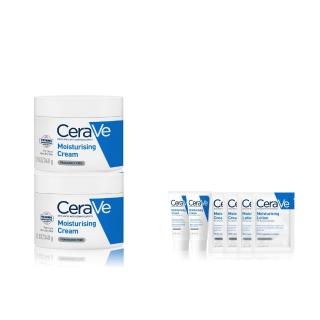 【CeraVe 適樂膚】momo限定雙星組★長效潤澤修護霜 340g*2_D(臉部身體乳霜)(其他規格)
