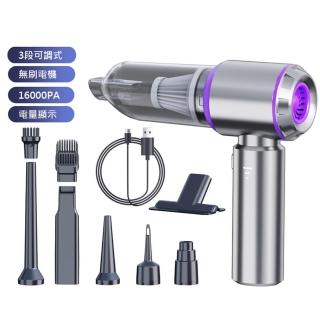 【SUiTU】無刷電機Plus款 USB充電 強勁吸力款 車用吸塵器 ST-6653Plus 隨途(家車吹吸兩用 無線手持款)