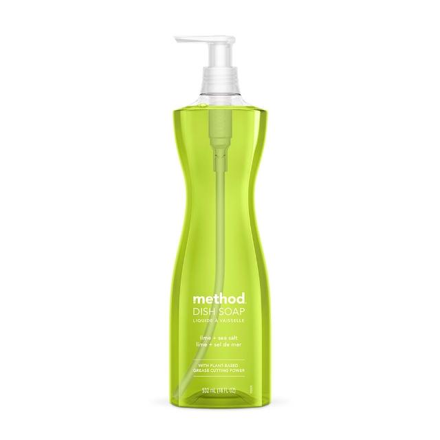 【method 美則】純淨洗碗精系列532ml(克萊門氏柑橘、萊姆海鹽)