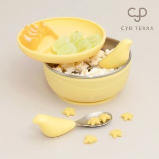 13503772 OL 【CYD TERRA 官方直營】PICABOO布咔寶學習餐具組(寶寶餐具/不銹鋼叉匙/不鏽鋼碗)(彌月禮盒)