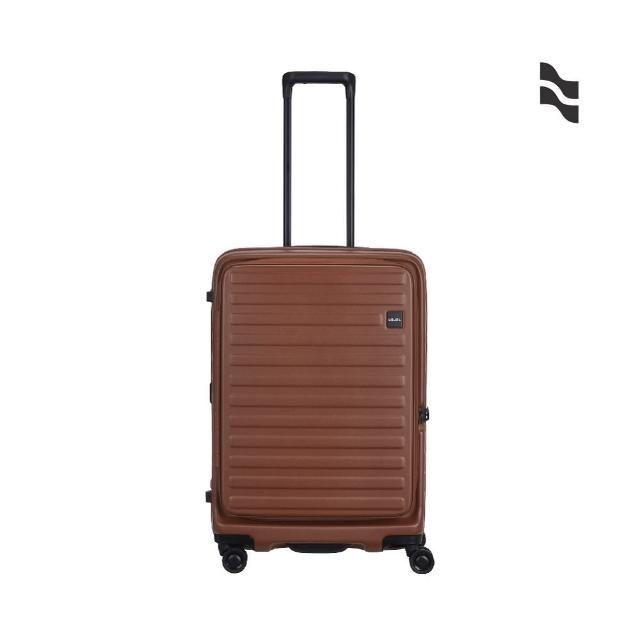 【LOJEL】假日照常配送 CUBO 21吋 前開式擴充拉鍊拉桿箱(行李箱 旅行箱 登機箱)