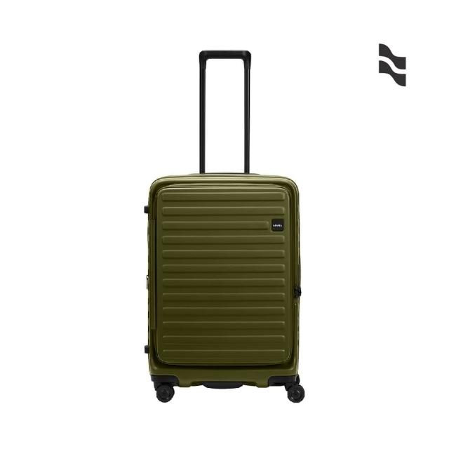 【LOJEL】假日照常配送 CUBO 21吋 前開式擴充拉鍊拉桿箱(行李箱 旅行箱 登機箱)